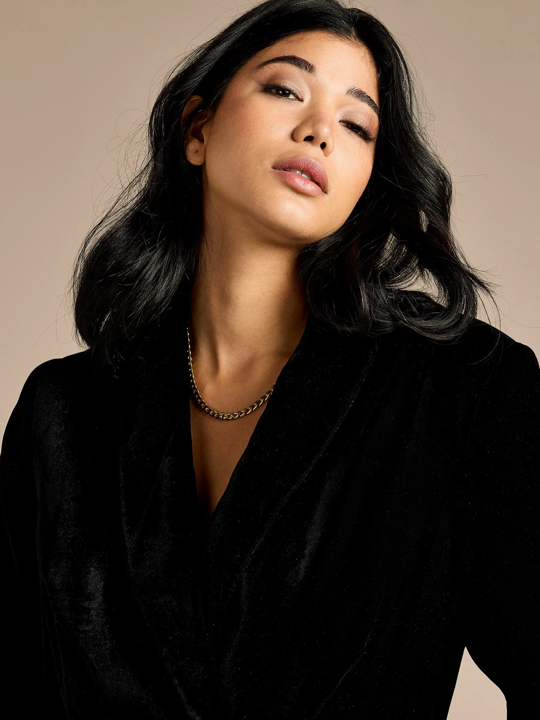 GWD Maia Black Velvet Blazer sold by George W. Davies product image thumbnail 5