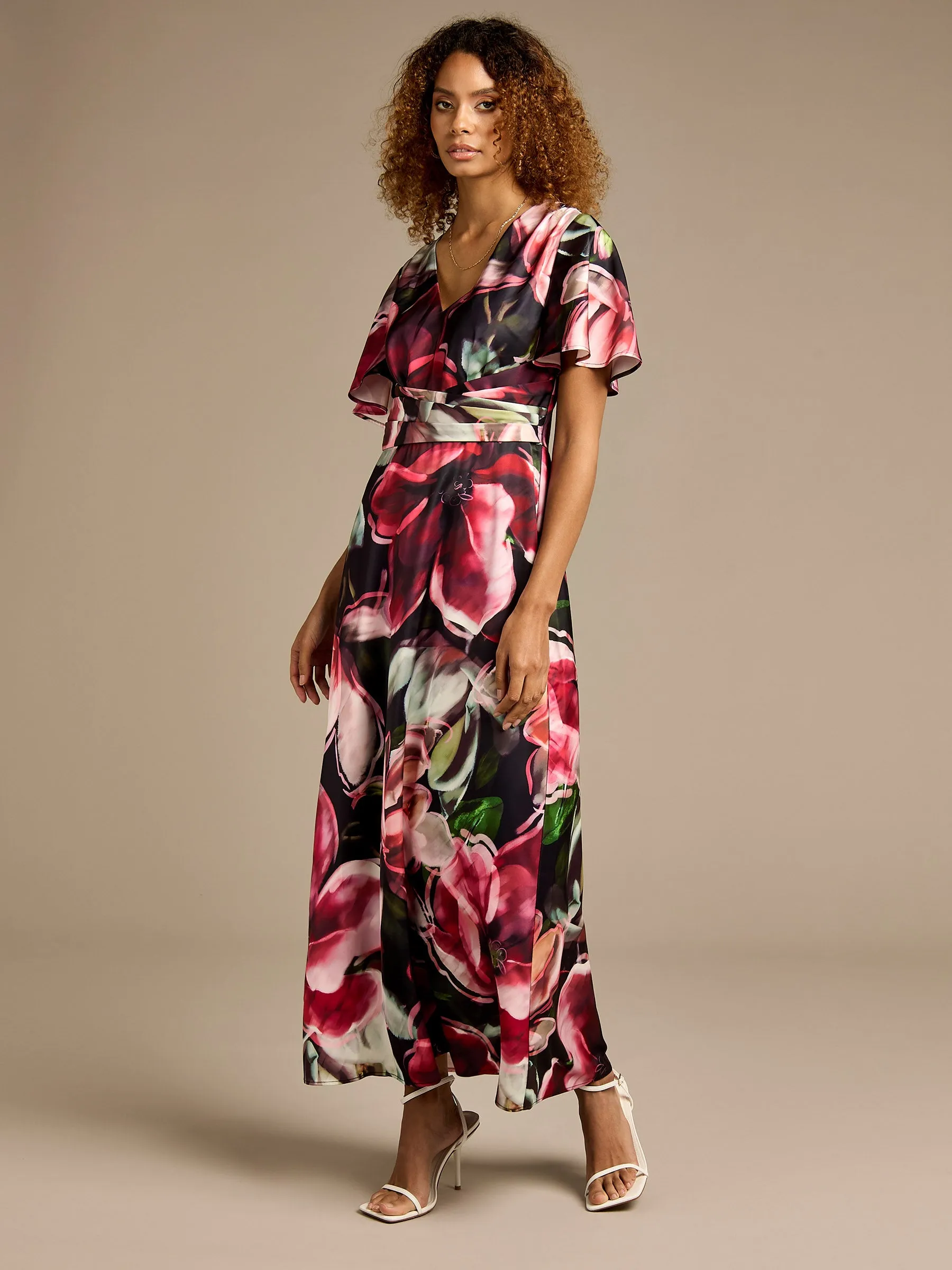 GWD Allegra Floral Print Maxi Dress sold by George W. Davies