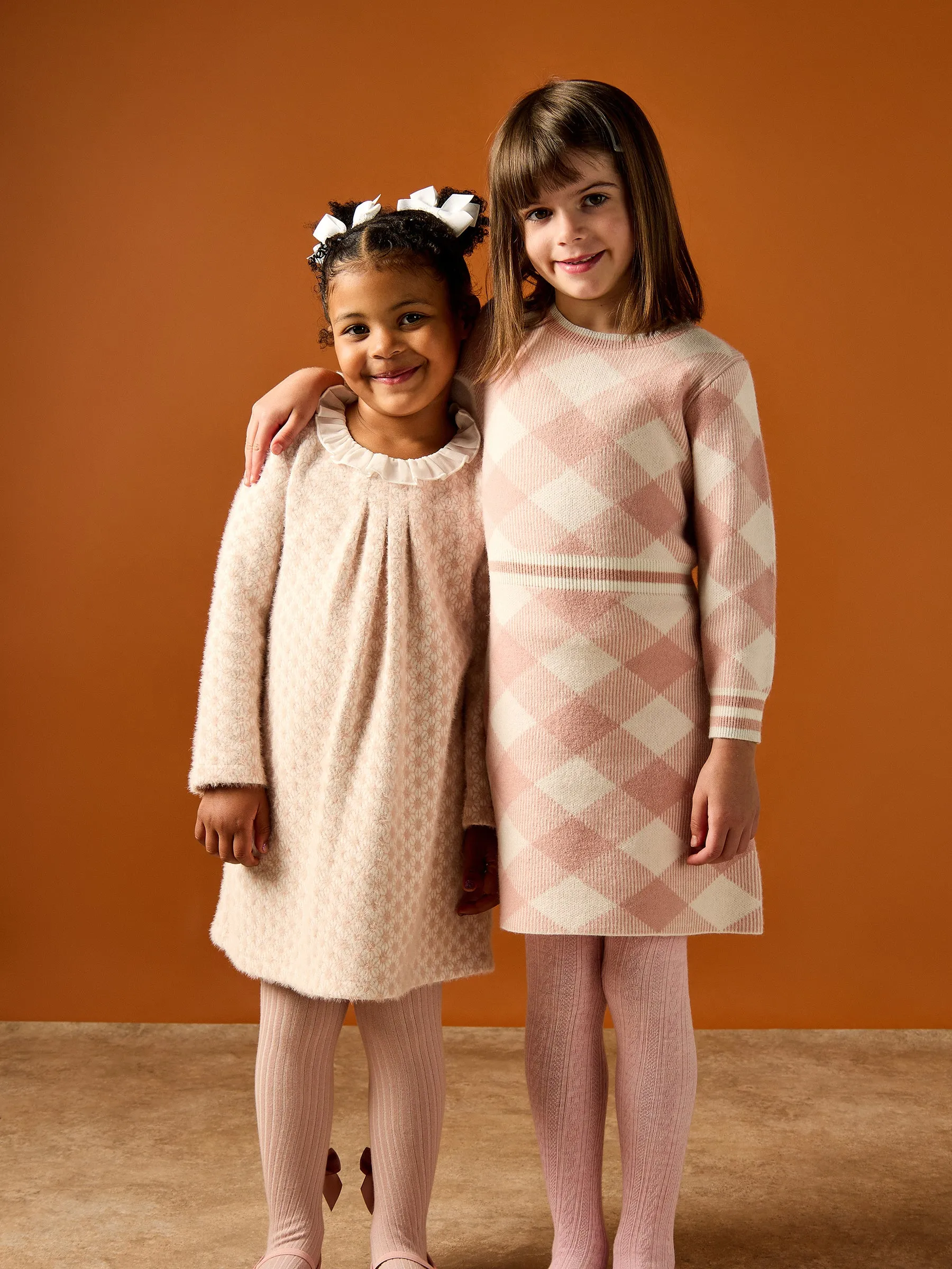 GWD Jammy Pink Jacquard Dress sold by George W. Davies