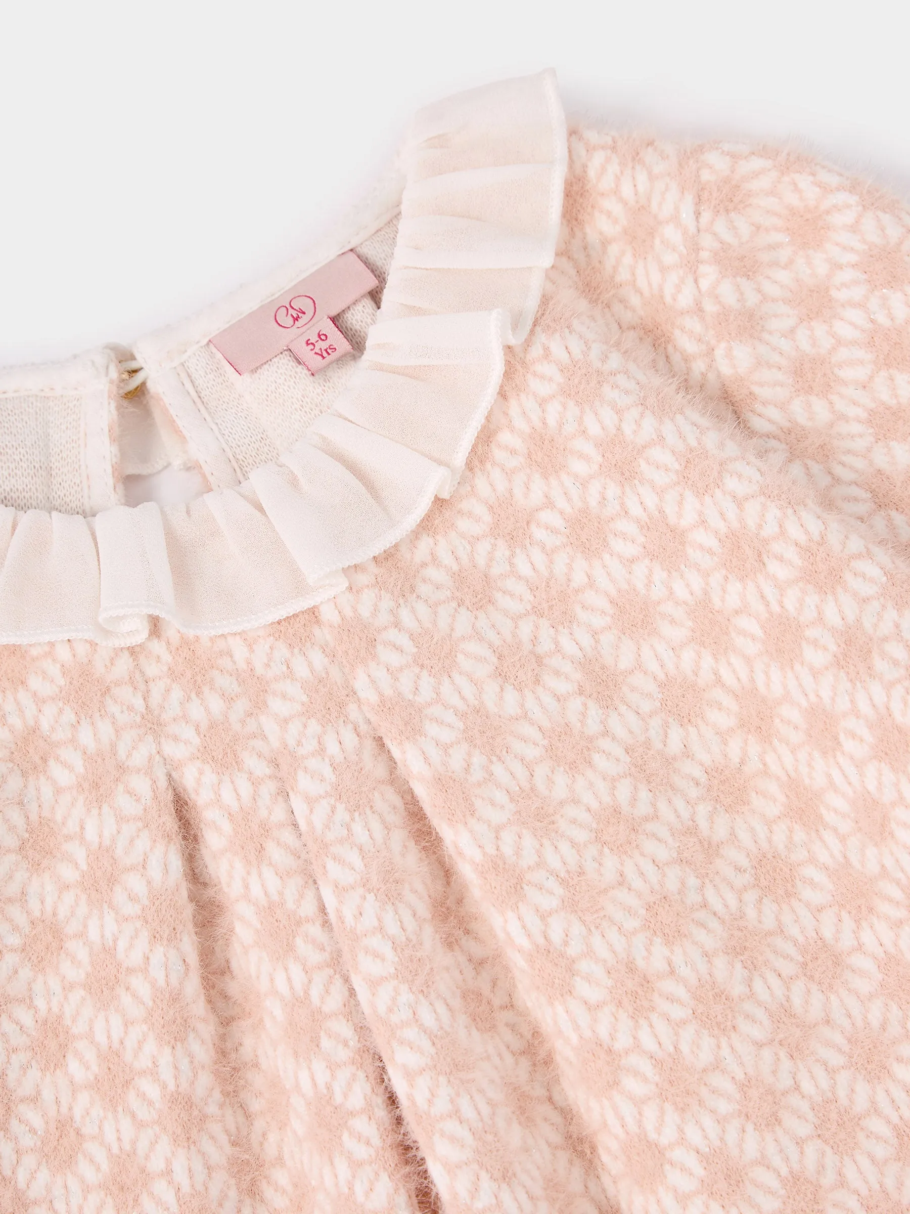 GWD Jammy Pink Jacquard Dress sold by George W. Davies product image thumbnail 4