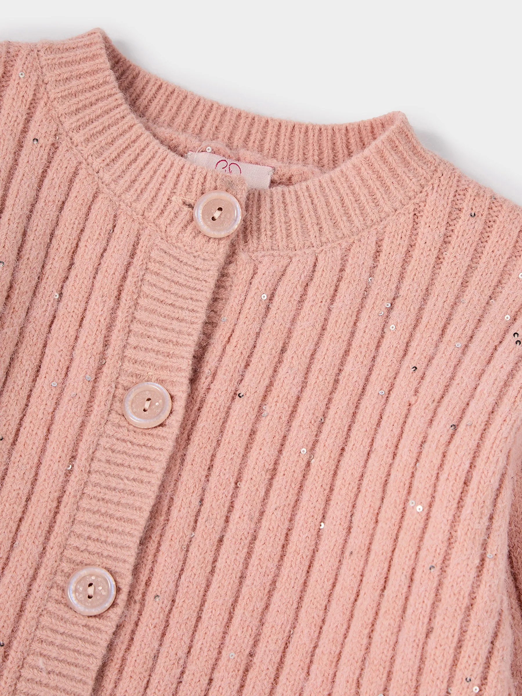 Vicky Knitted Sequin Cardigan & Madge Wide Leg Indigo Denim Jean Outfit sold by George W. Davies product image thumbnail 4