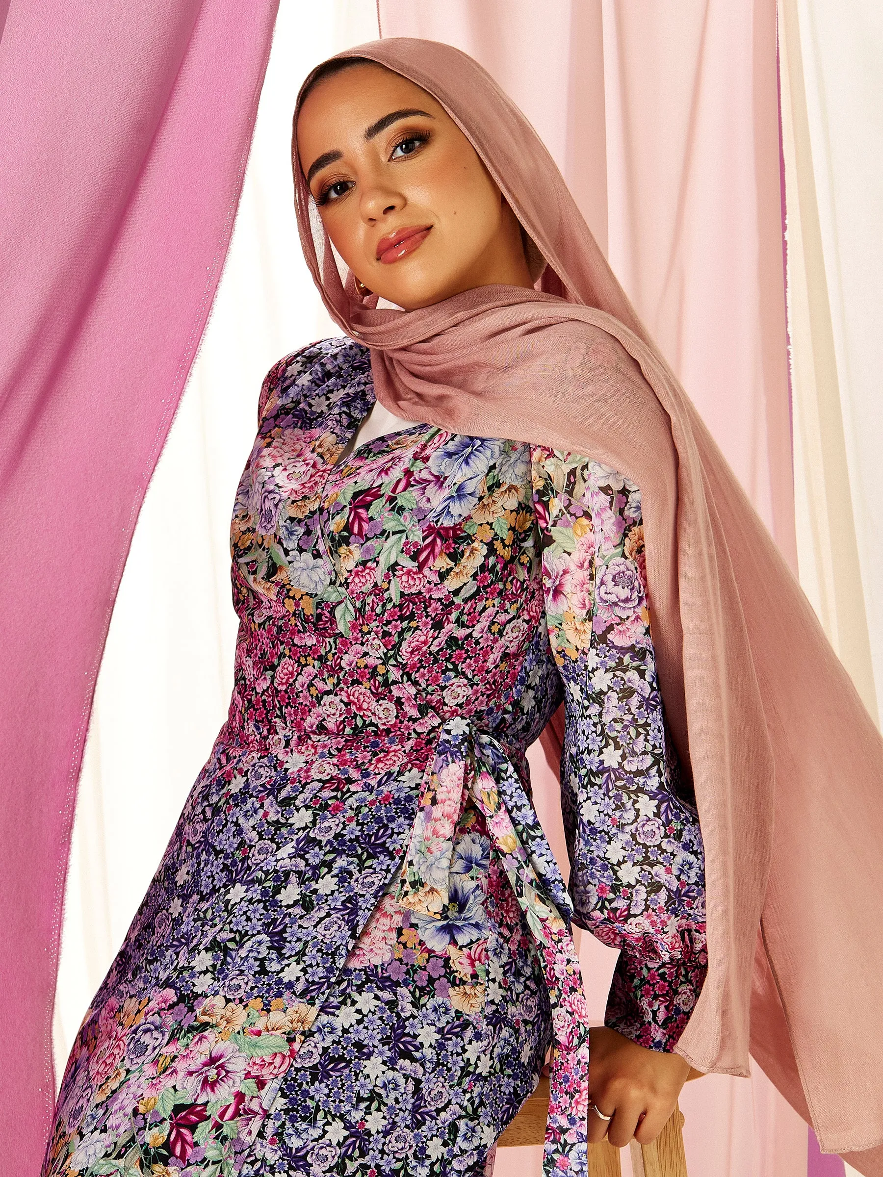 GWD Claudine Floral Print Maxi Dress sold by George W. Davies product image thumbnail 4