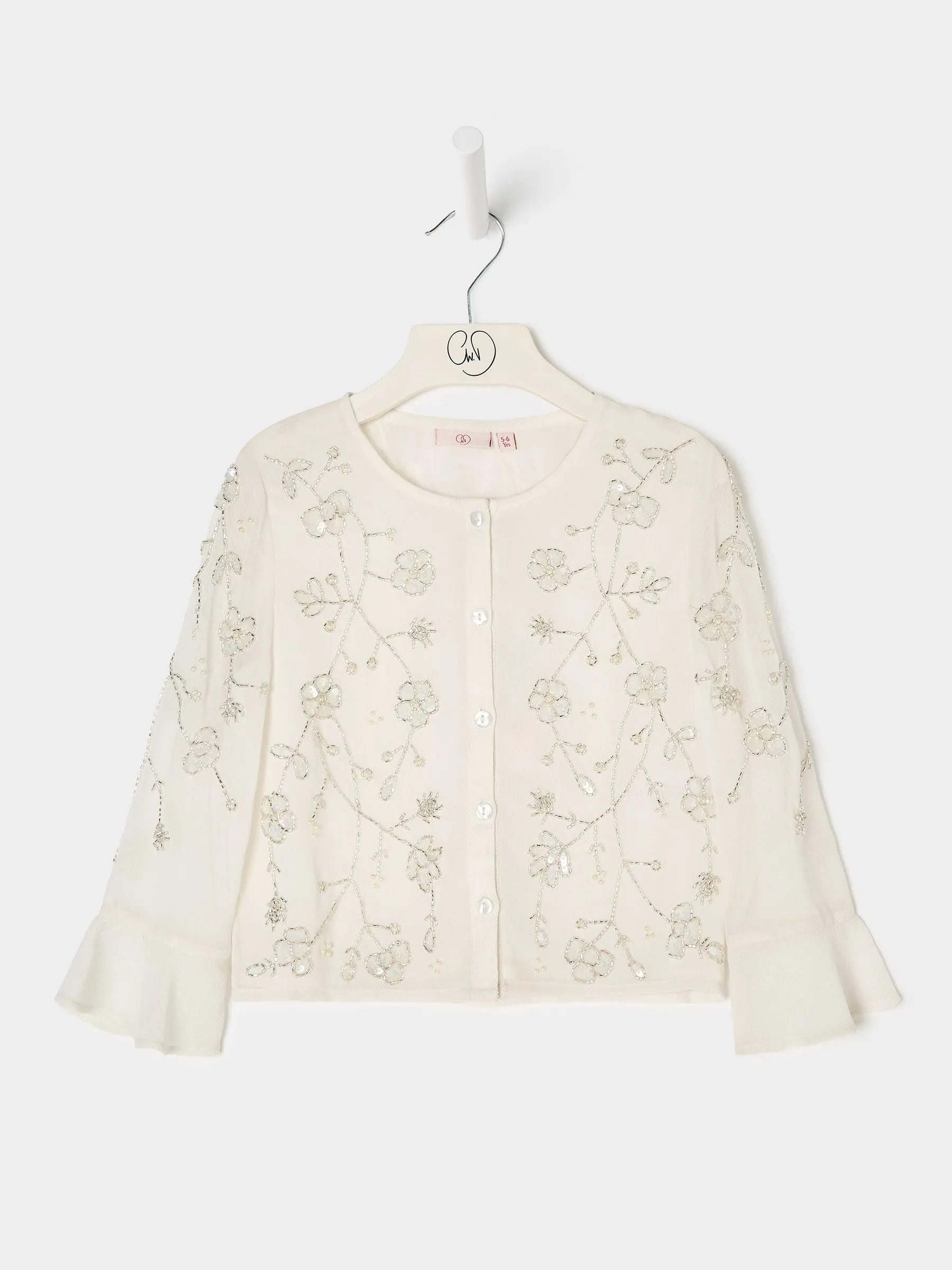 GWD Julia Embellished Blouse sold by George W. Davies