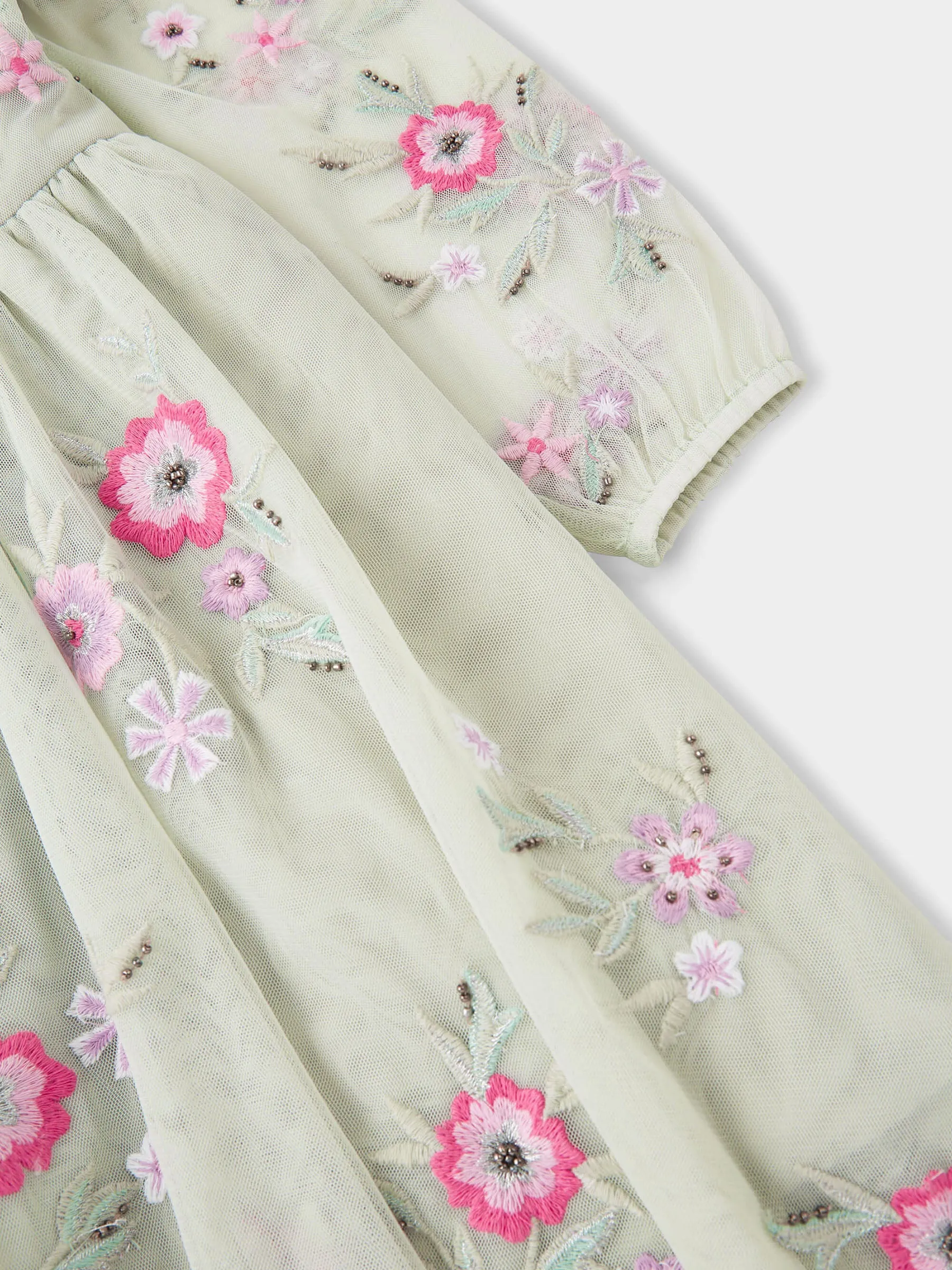 GWD Jazz Sage Embroidered Dress sold by George W. Davies product image thumbnail 4