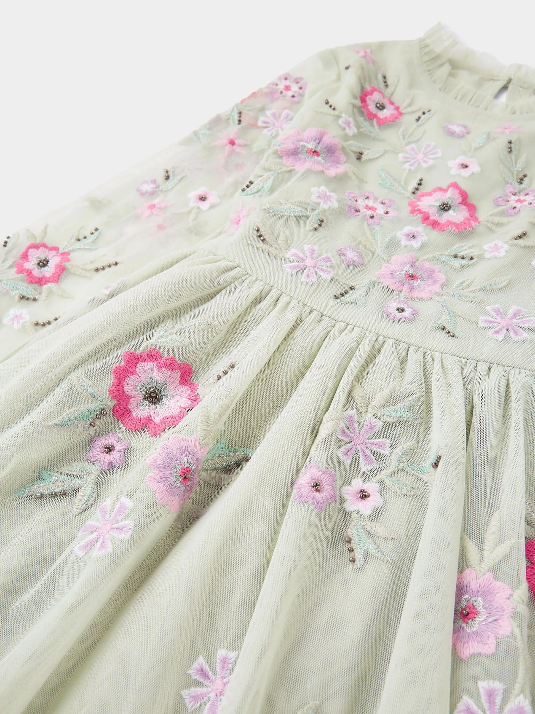 GWD Jazz Sage Embroidered Dress sold by George W. Davies product image thumbnail 3