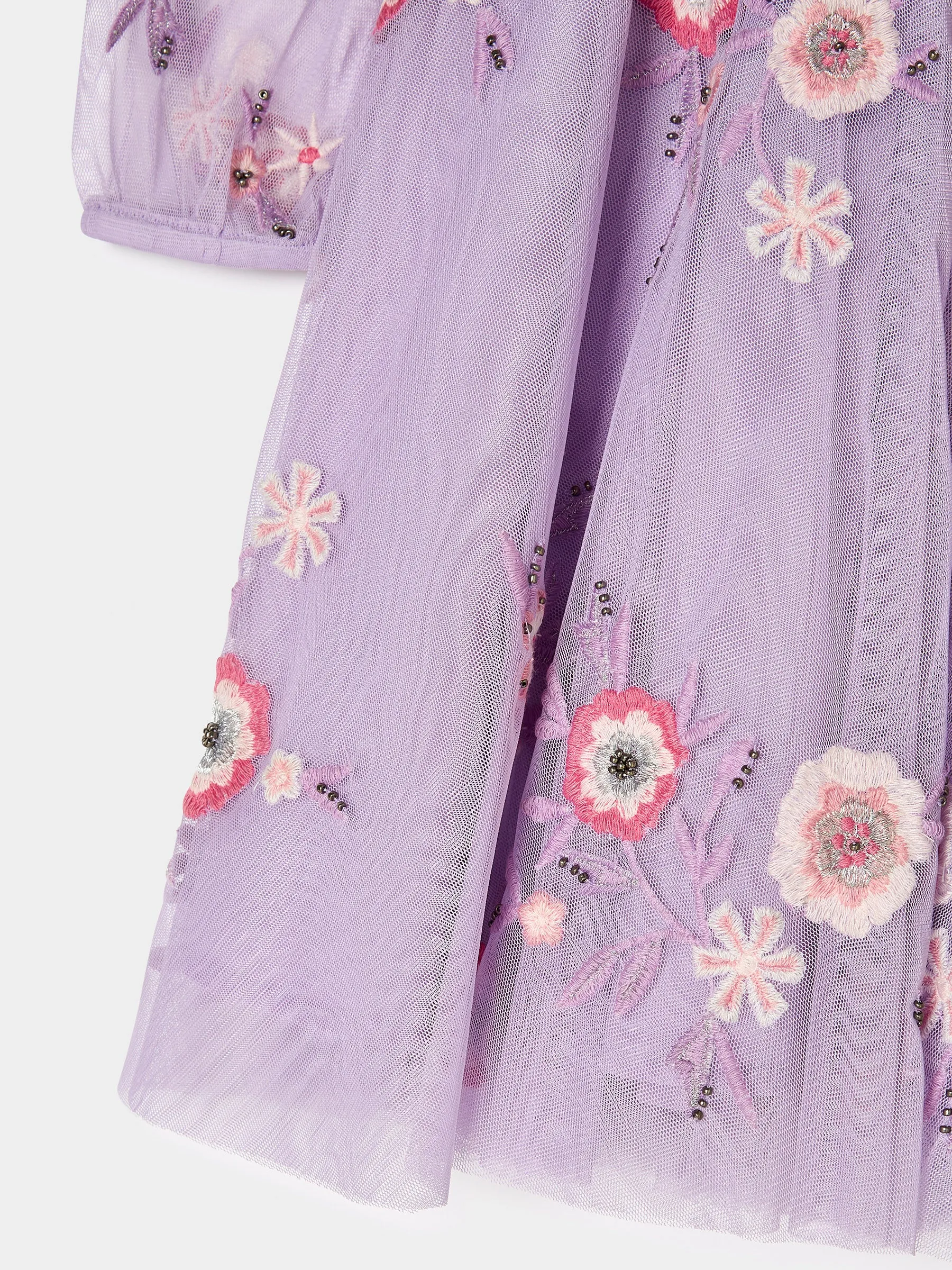 GWD Jazz Lilac Embroidered Dress sold by George W. Davies product image thumbnail 3