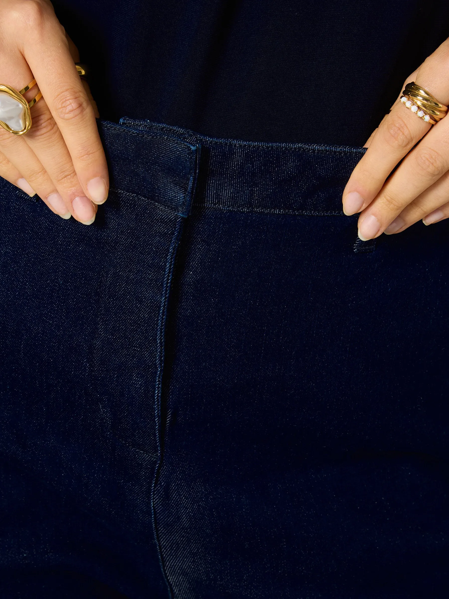 GWD Dixie Dark Indigo Straight Leg Denim Jean sold by George W. Davies product image thumbnail 4