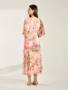 GWD Delphine Floral Print Midi Dress sold by George W. Davies