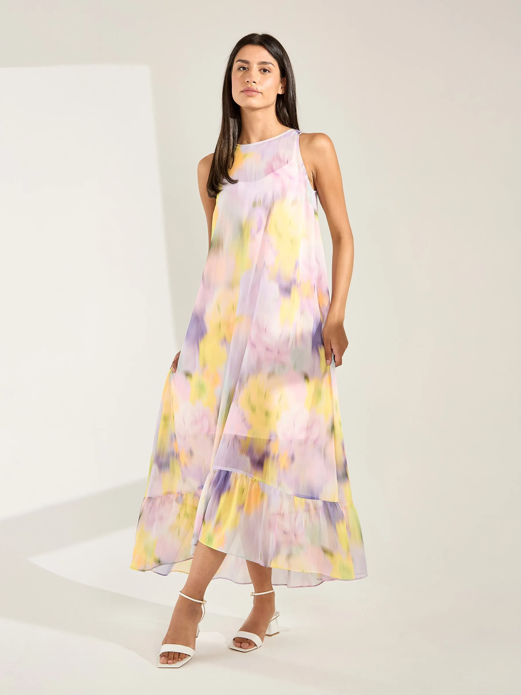 GWD Cecily Printed Sleeveless Maxi Dress sold by George W. Davies product image thumbnail 2