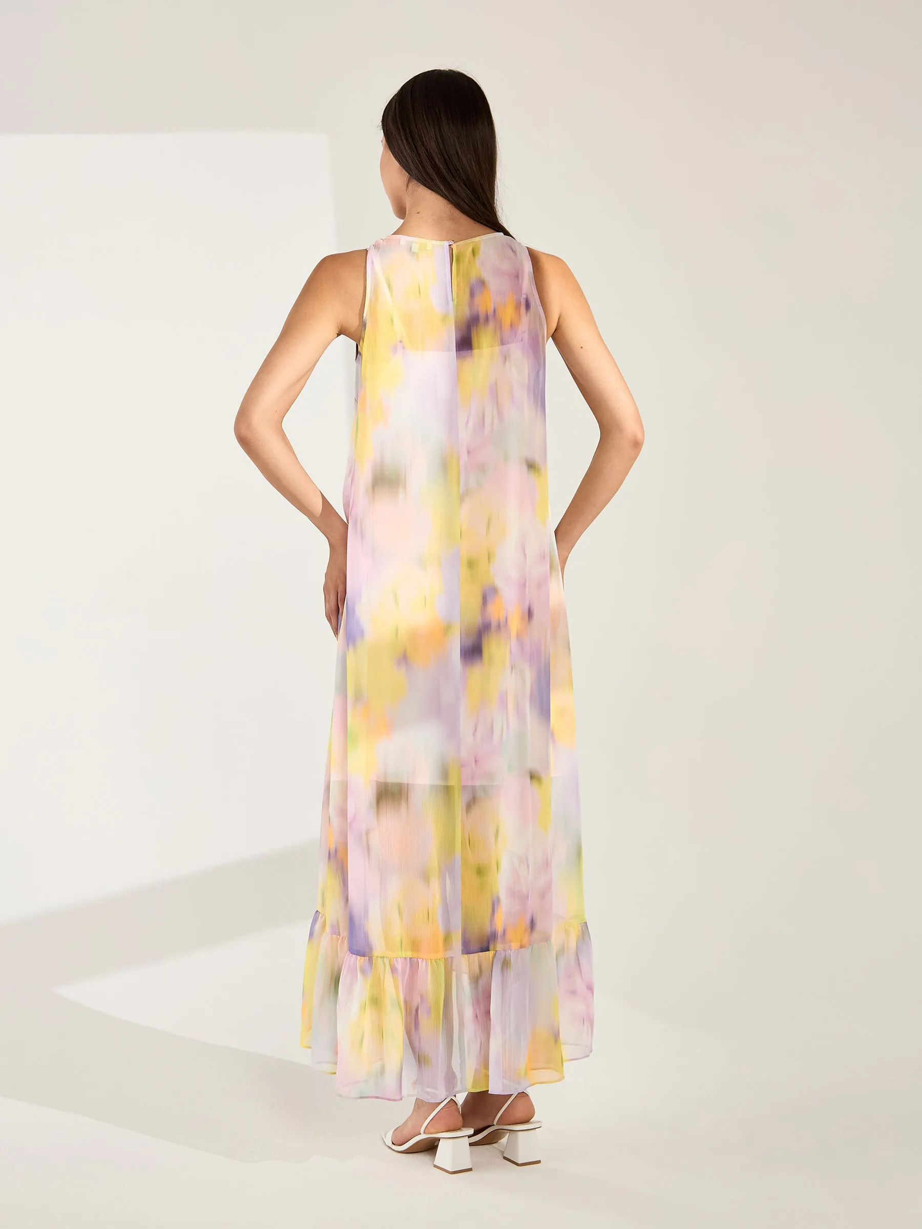 GWD Cecily Printed Sleeveless Maxi Dress sold by George W. Davies product image thumbnail 3