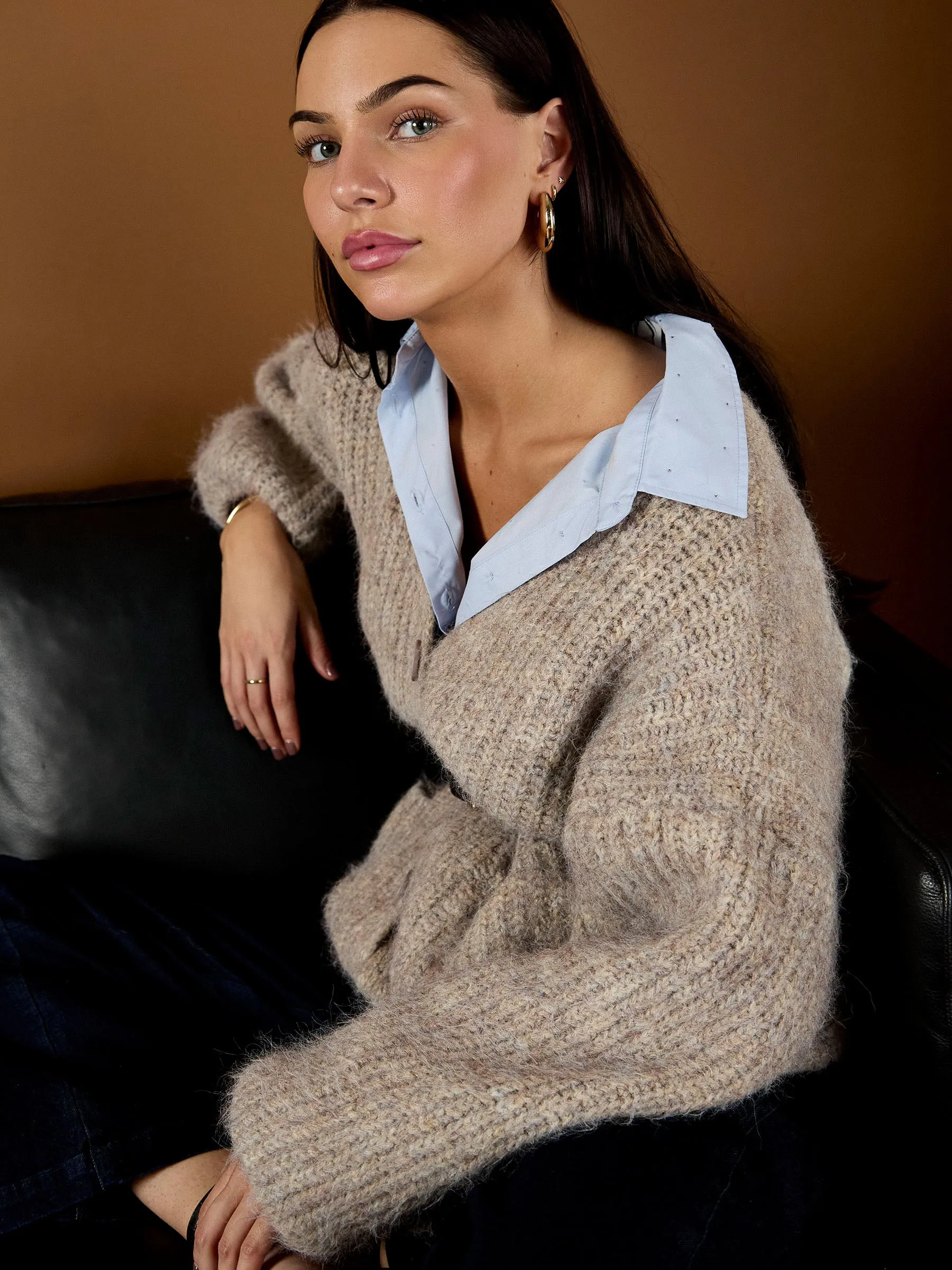 GWD Clare Chunky Cardigan sold by George W. Davies product image thumbnail 2