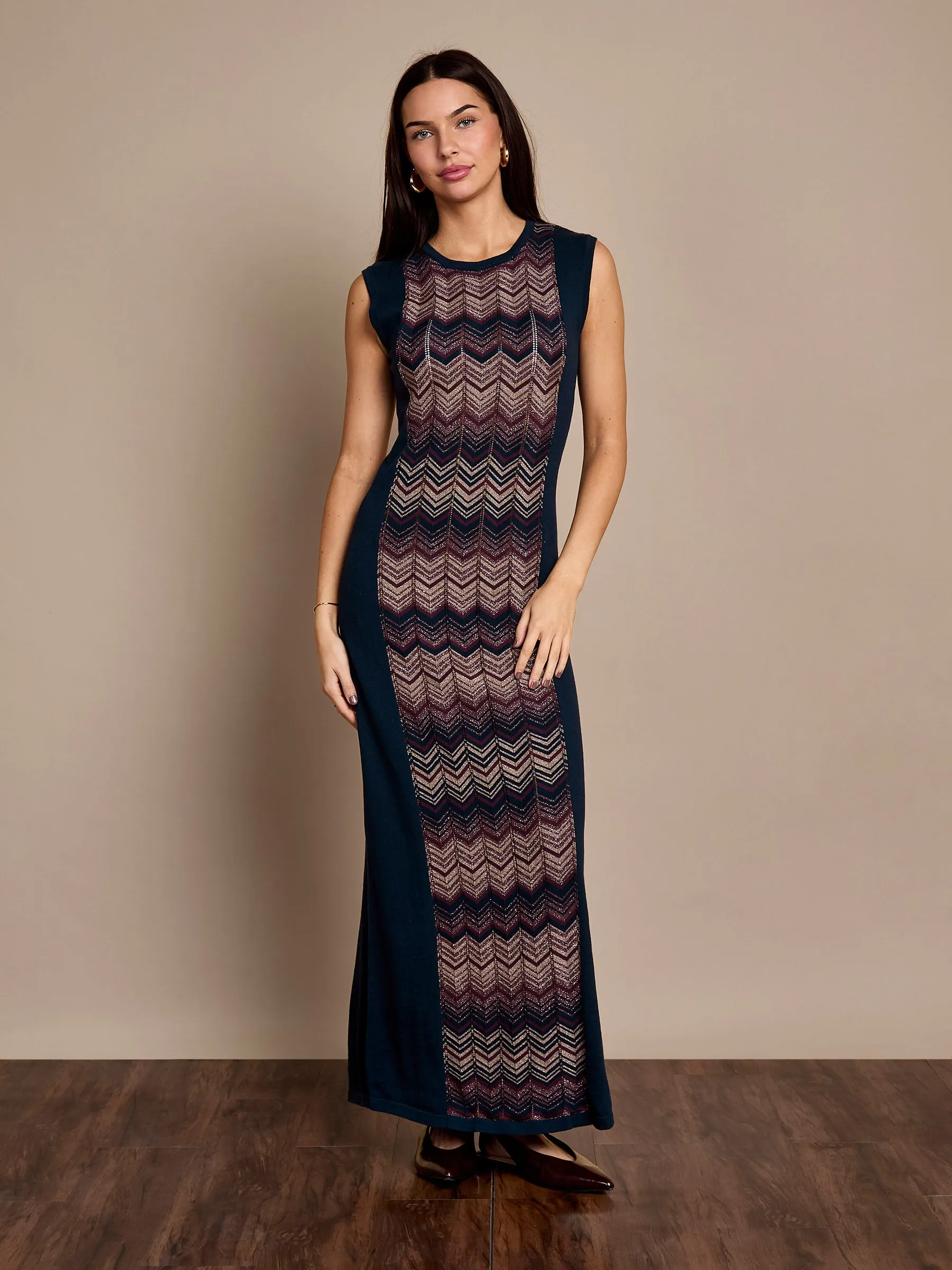 GWD Corinne Knitted Maxi Dress sold by George W. Davies product image thumbnail 3