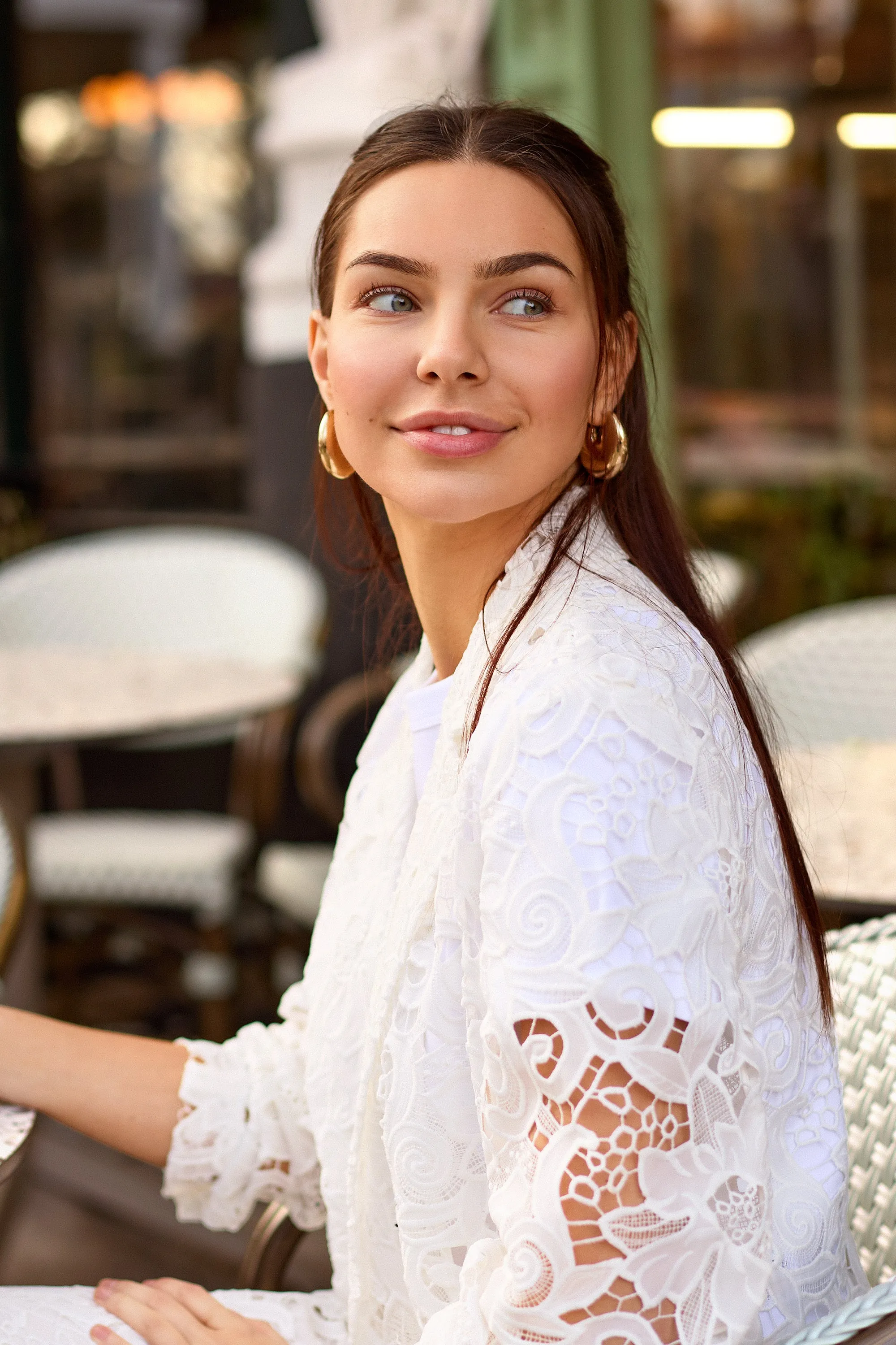GWD Paola White Lace Blazer sold by George W. Davies product image thumbnail 4