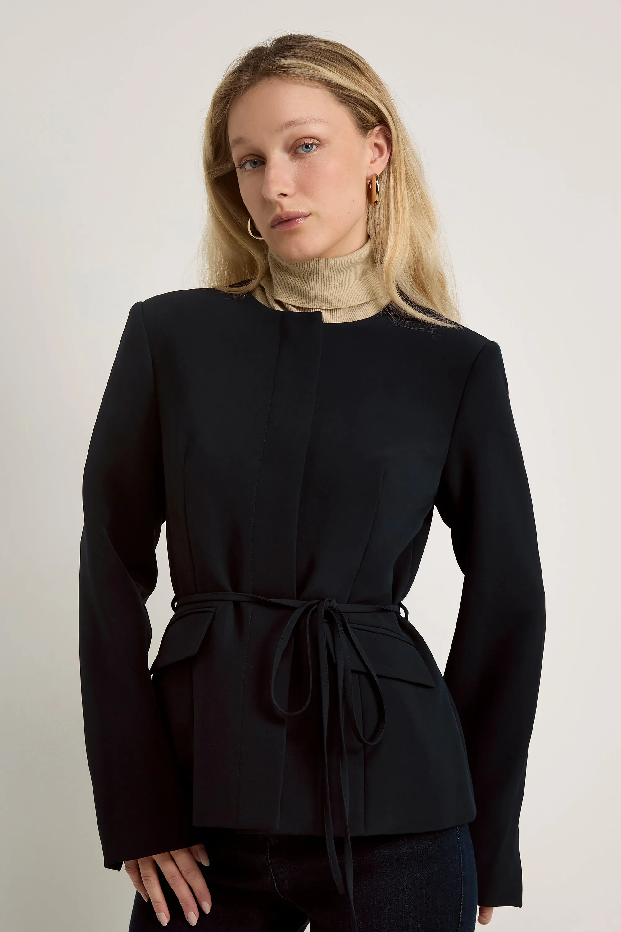 GWD Malika Navy Tailored Jacket sold by George W. Davies product image thumbnail 3