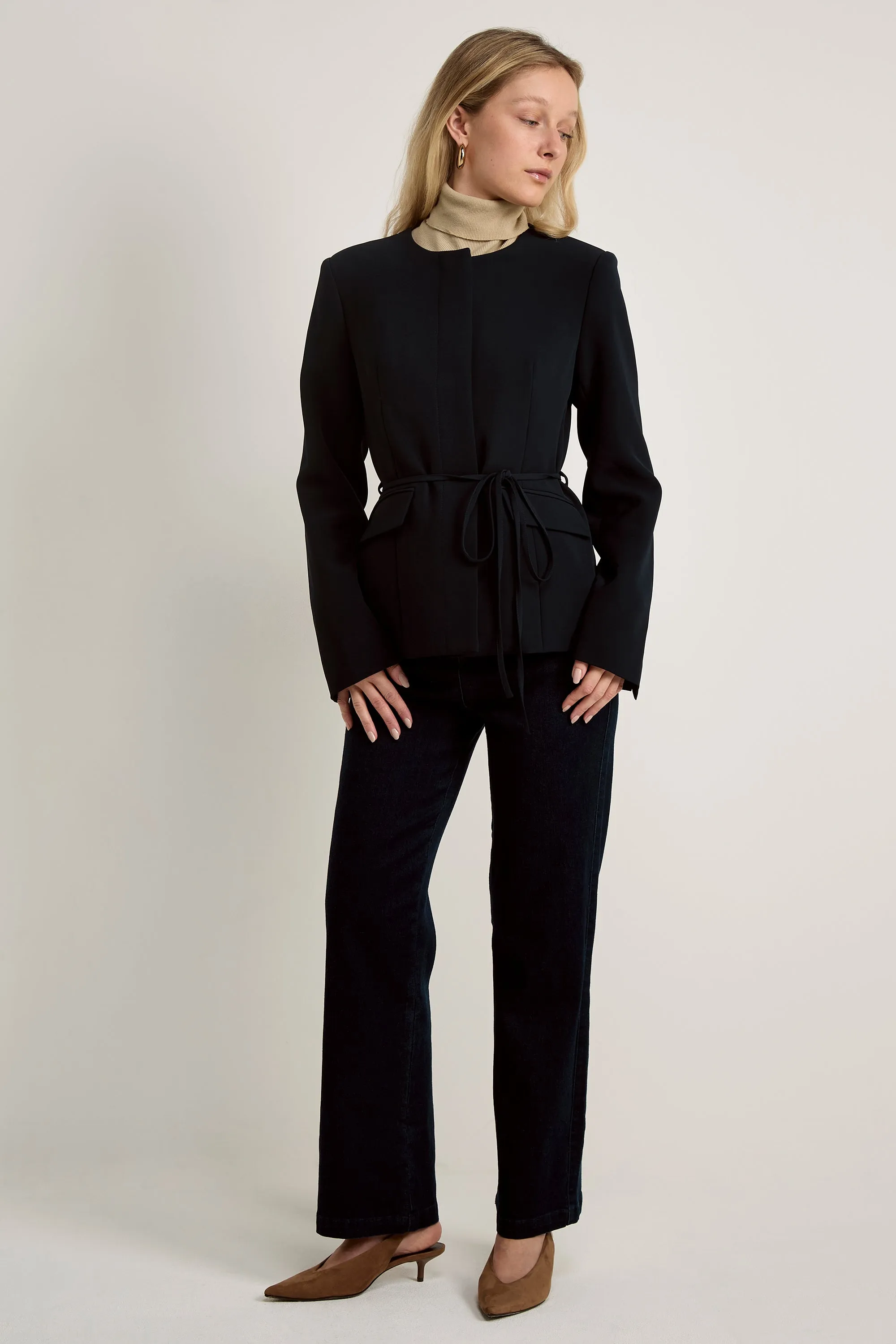 GWD Malika Navy Tailored Jacket sold by George W. Davies product image thumbnail 2