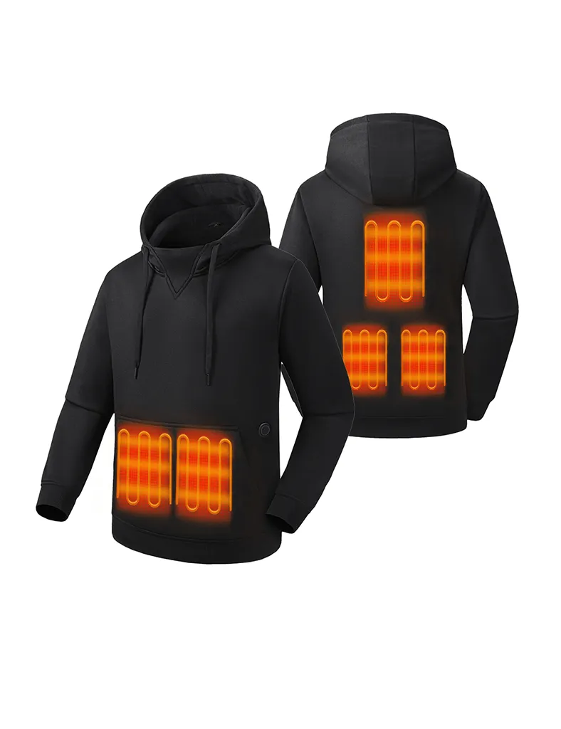 Unisex Heated Pullover Hoodie sold by Evofash product image thumbnail 2