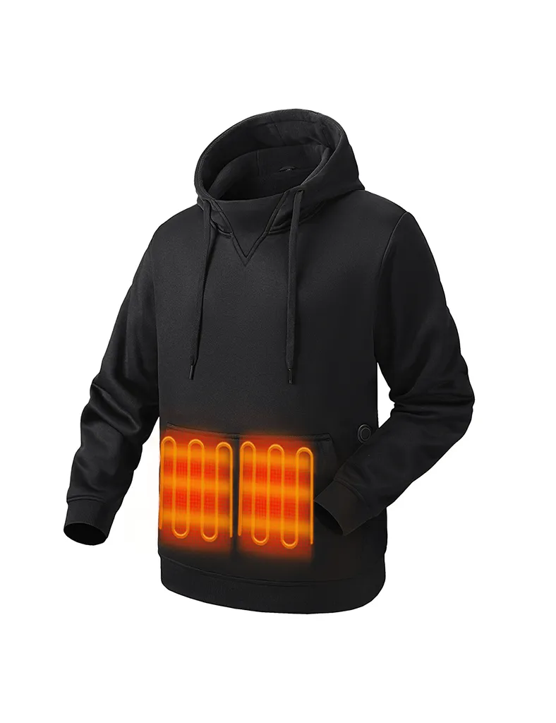 Unisex Heated Pullover Hoodie sold by Evofash product image thumbnail 3