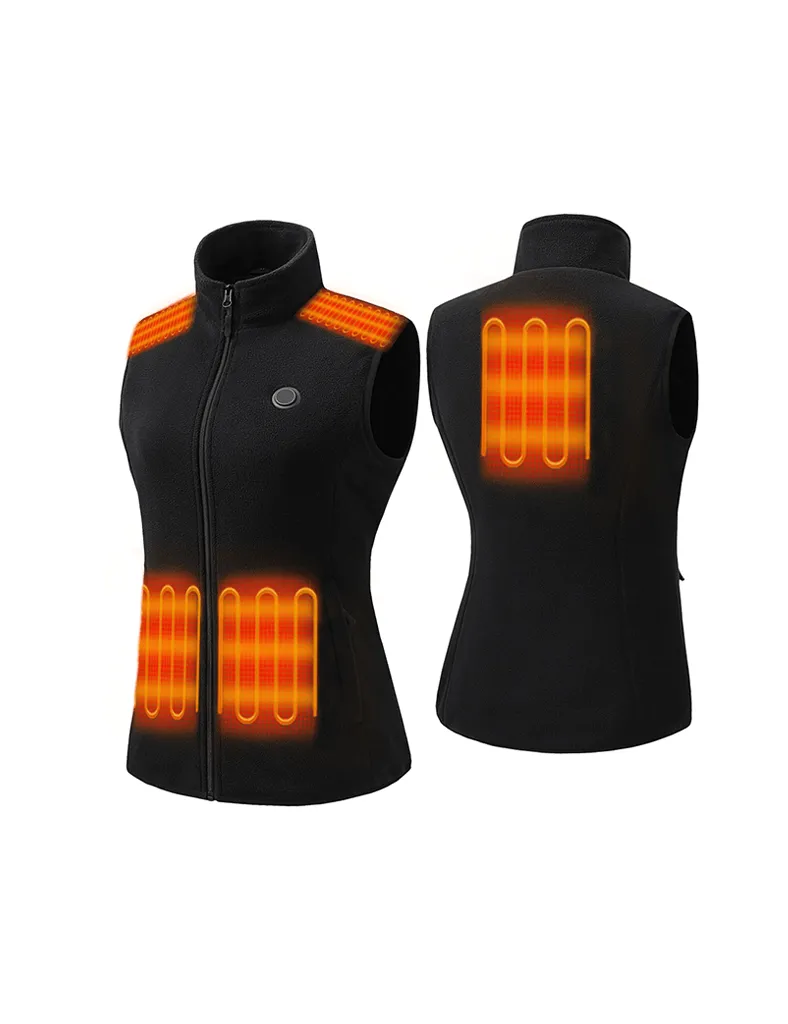 Women's Heated Fleece Vest sold by Evofash product image thumbnail 2
