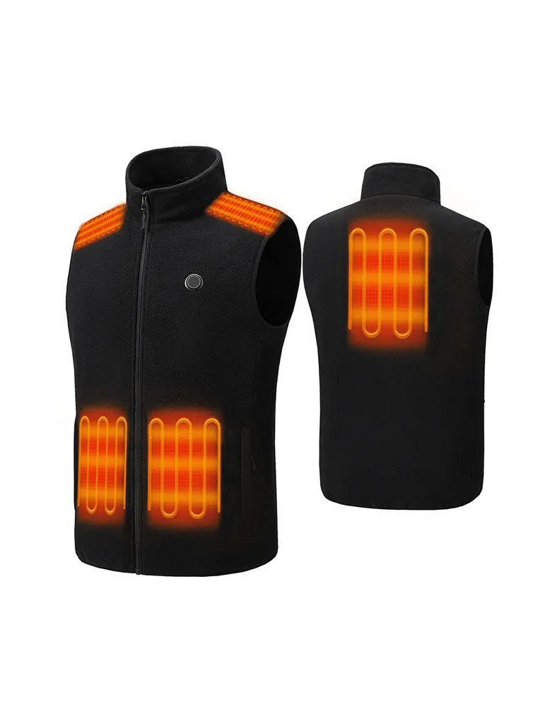 Men's Heated Fleece Vest sold by Evofash product image thumbnail 2