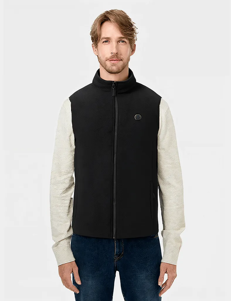 Men's Heated Fleece Vest sold by Evofash