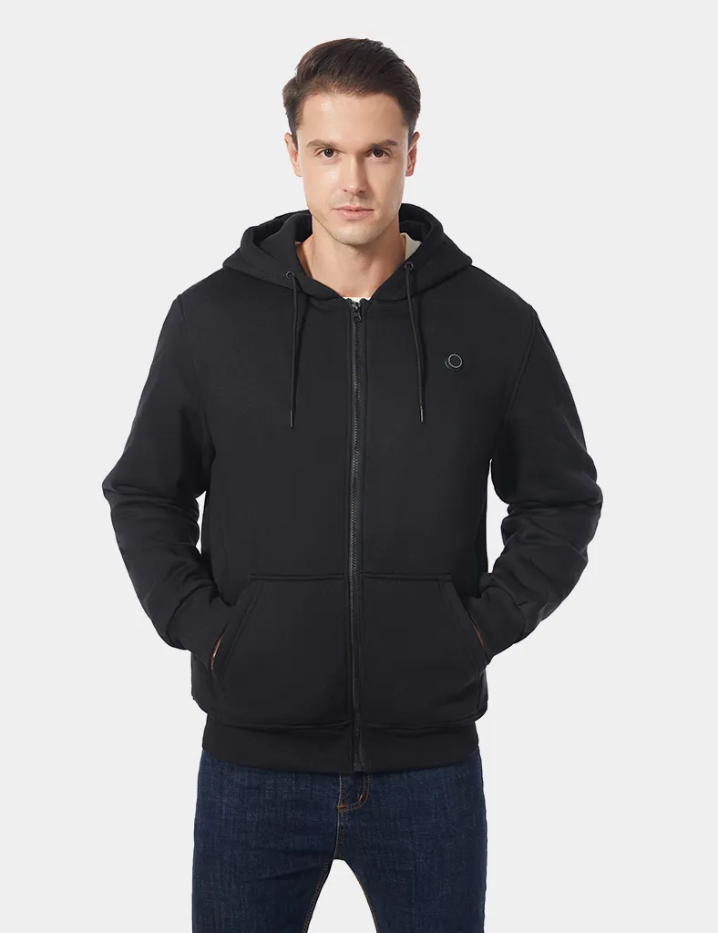 Unisex Heated Fleece Hoodie sold by Evofash product image thumbnail 3