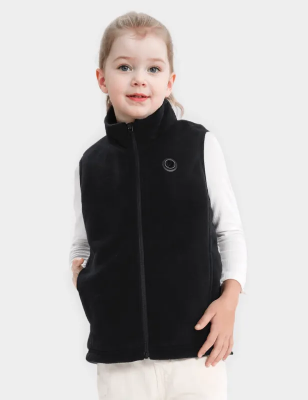 Girl's Heated Fleece Vest sold by Evofash
