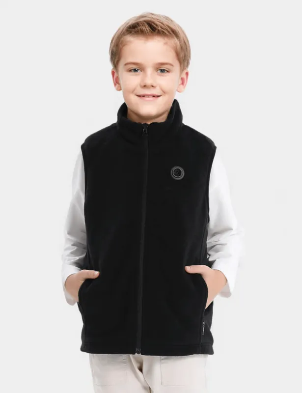 Boy's Heated Fleece Vest sold by Evofash