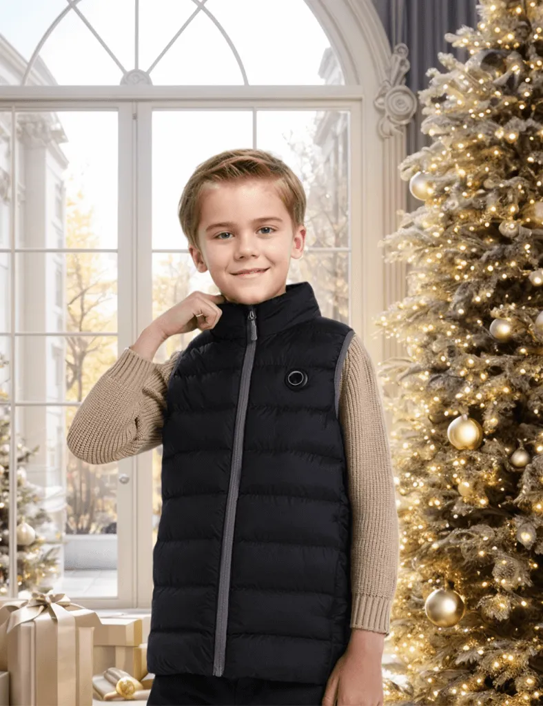 Boy's Classic Heated Vest sold by Evofash product image thumbnail 3
