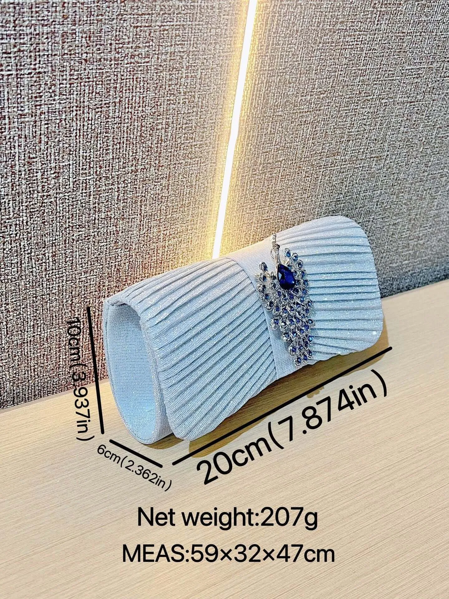 Gem Peacock Handbag sold by Evofash product image thumbnail 5