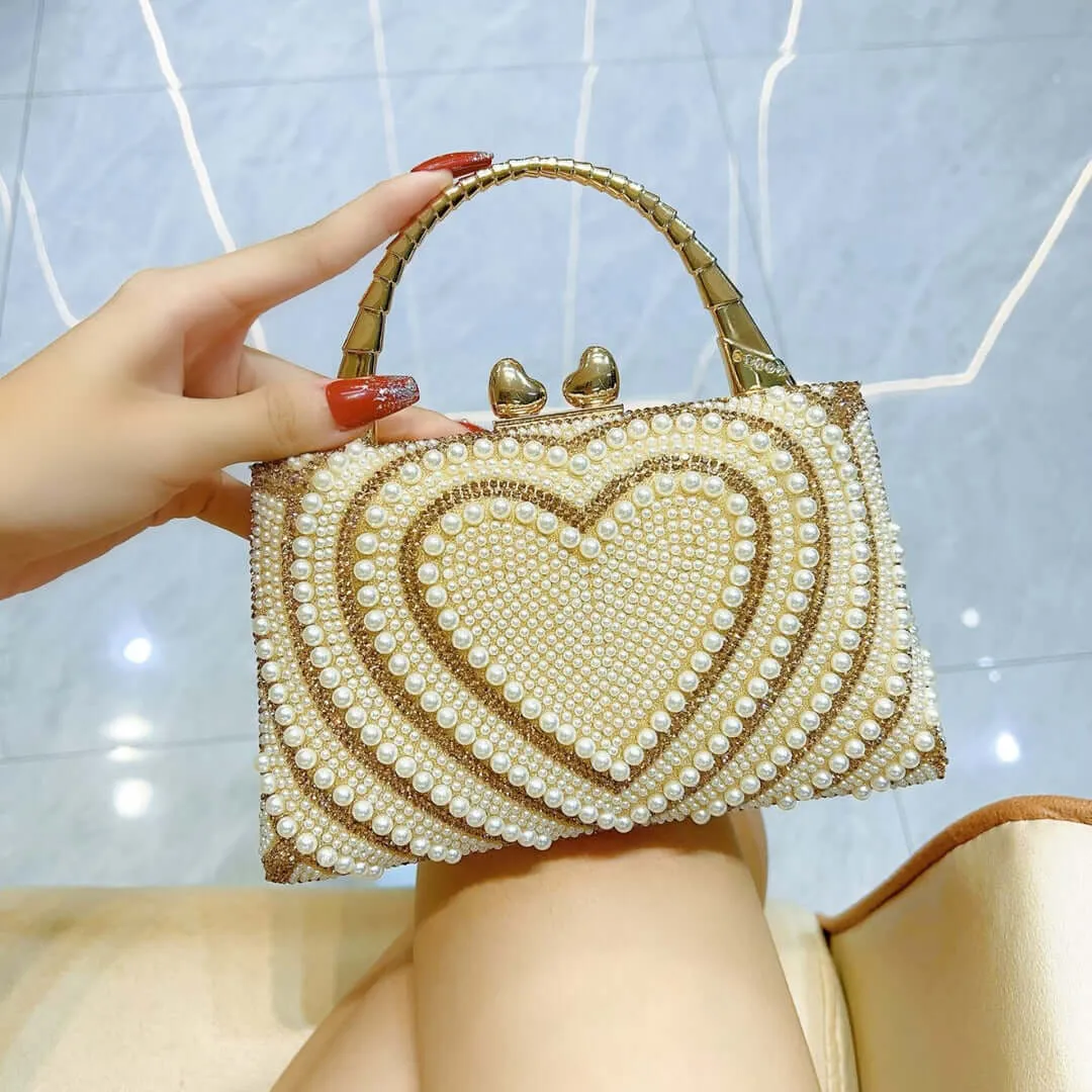 Pearl Love Handbag sold by Evofash