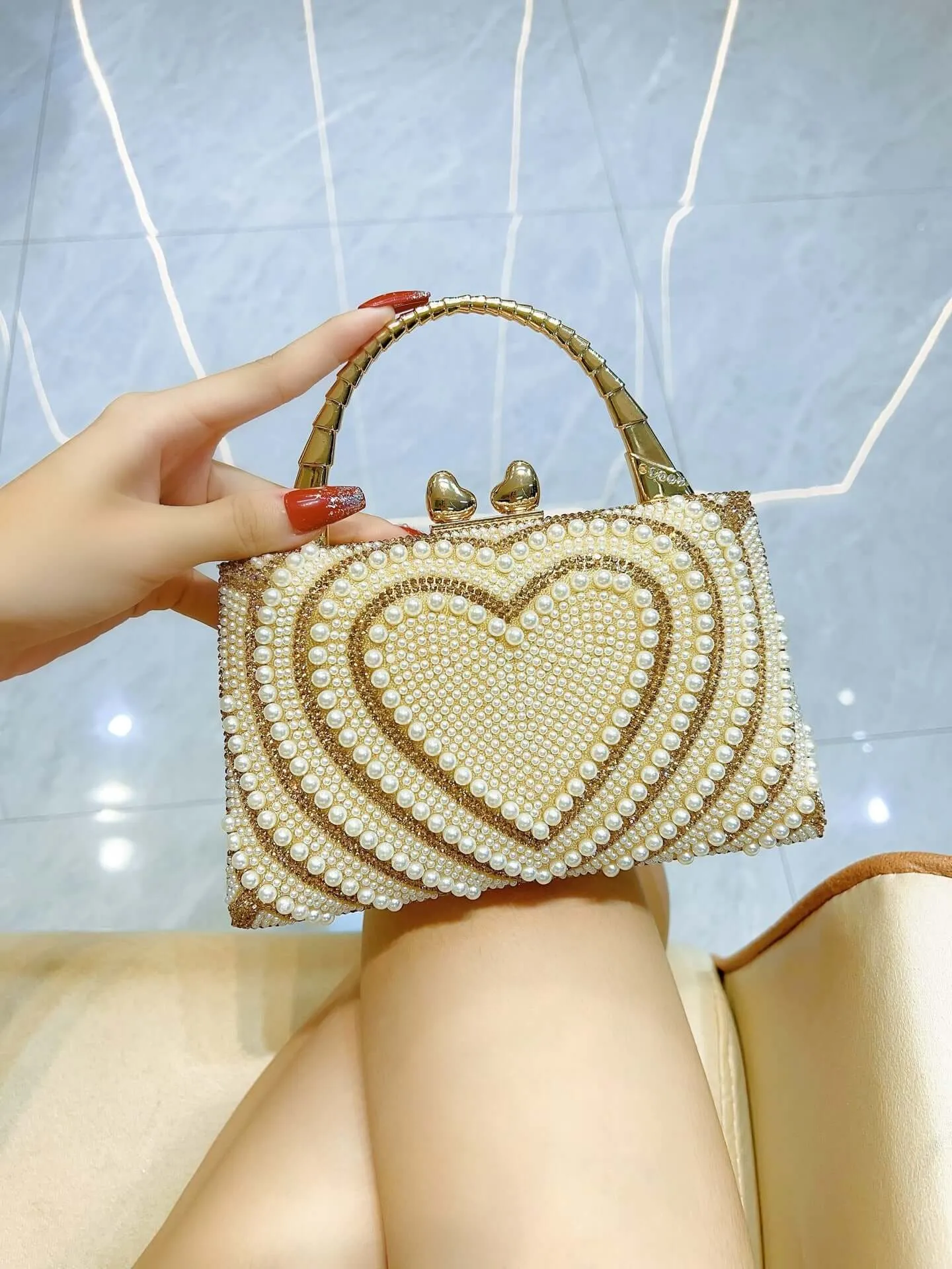 Pearl Love Handbag sold by Evofash product image thumbnail 2