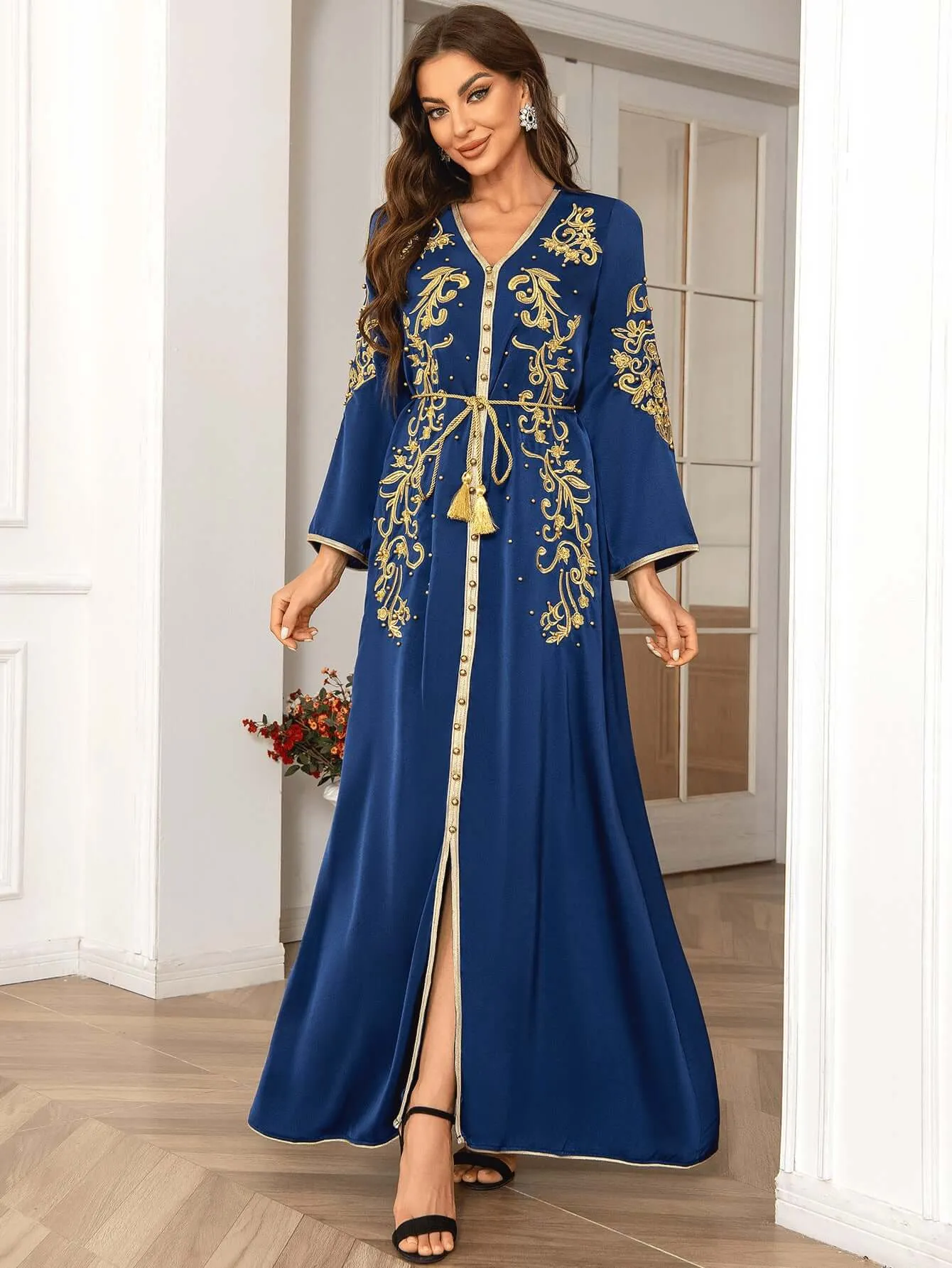 Rhinestones Dresses Kaftan sold by Evofash product image thumbnail 2