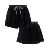 josephine velvet camisole and short set in noire sold by Je Mérite