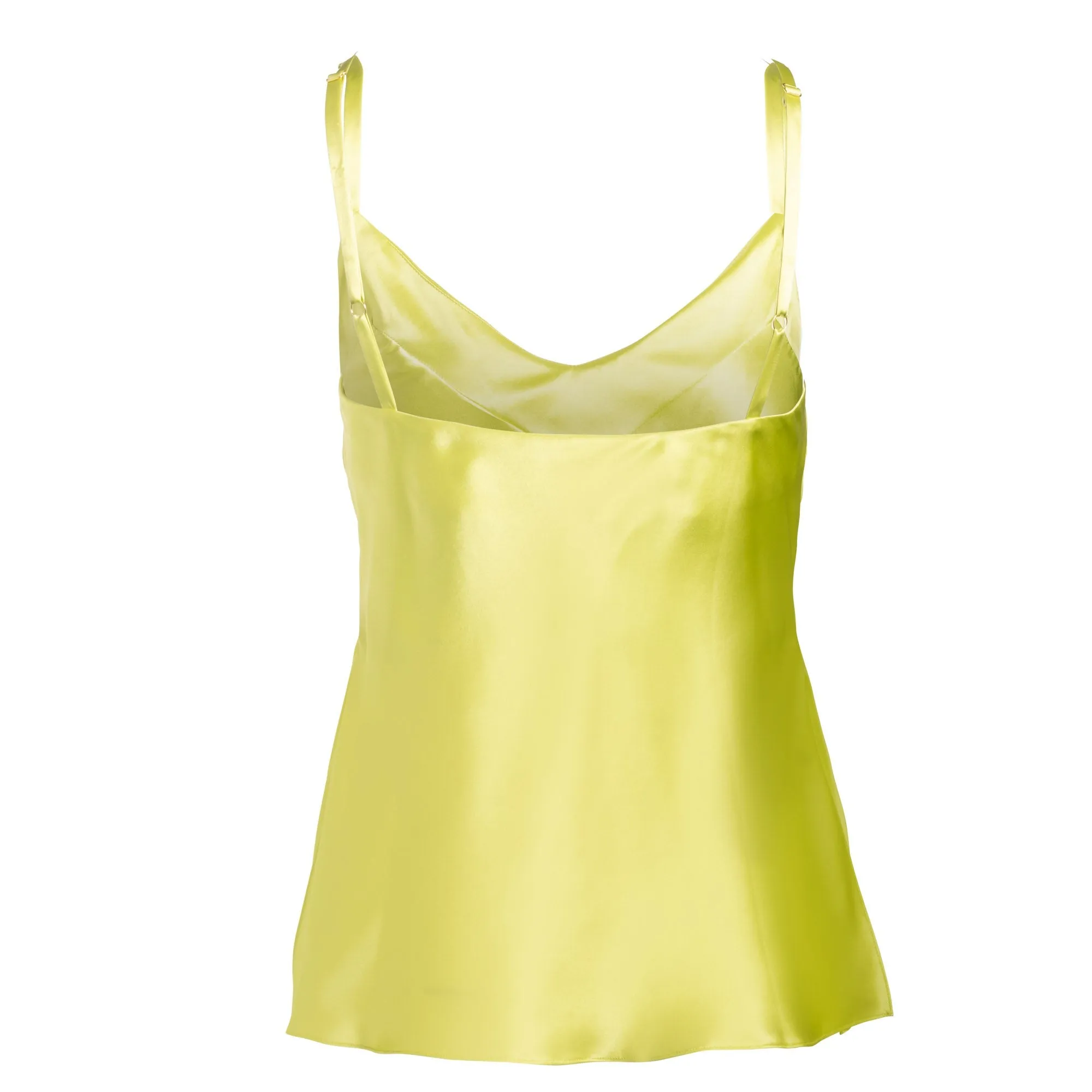lola silk camisole in citron sold by Je Mérite product image thumbnail 3