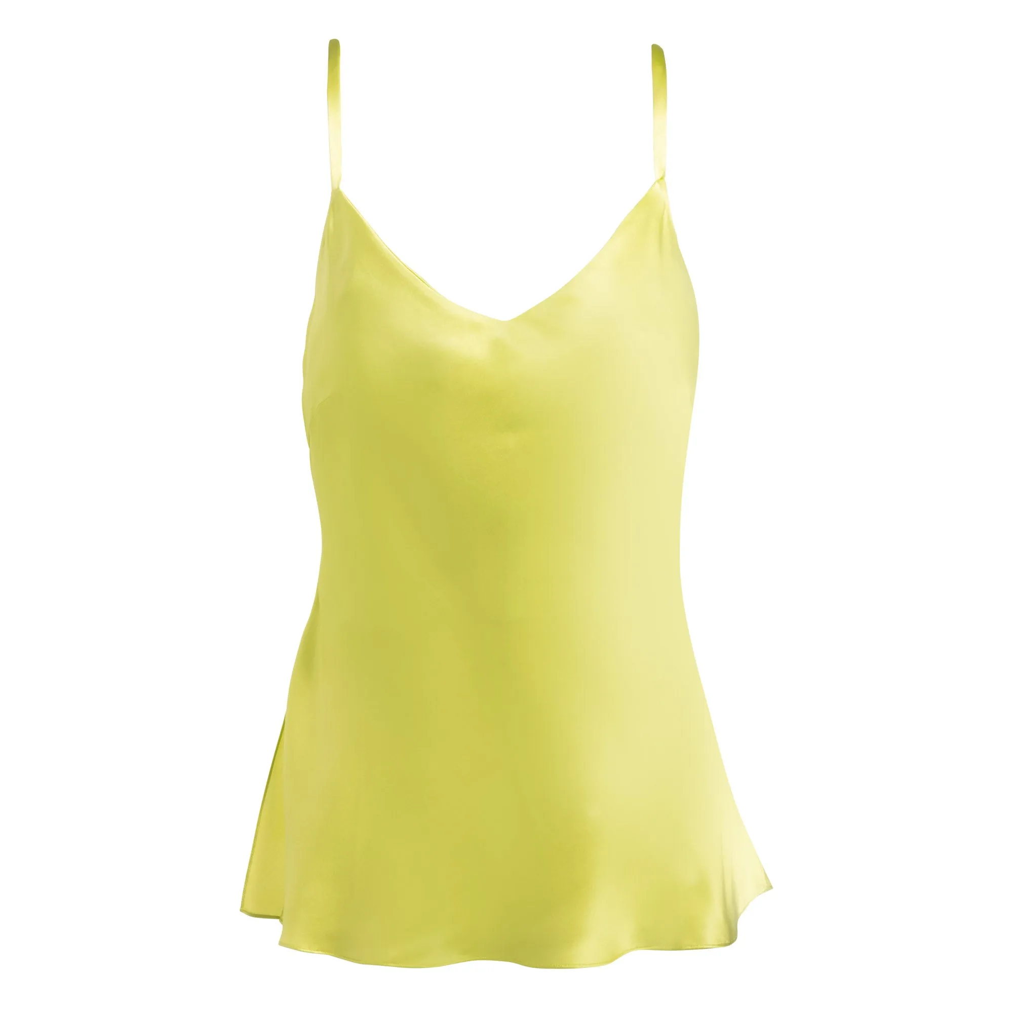lola silk camisole in citron sold by Je Mérite product image thumbnail 2