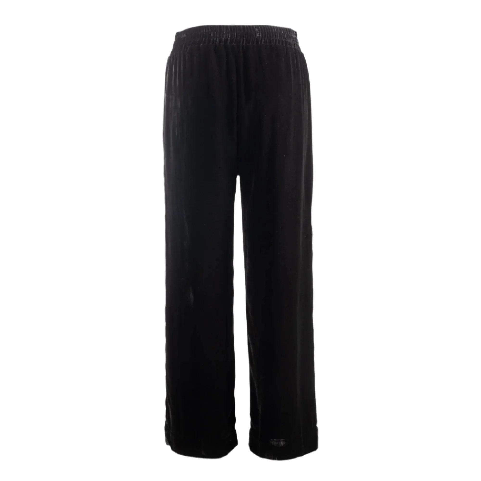 josephine silk velvet tuxedo pant in noire sold by Je Mérite product image thumbnail 2