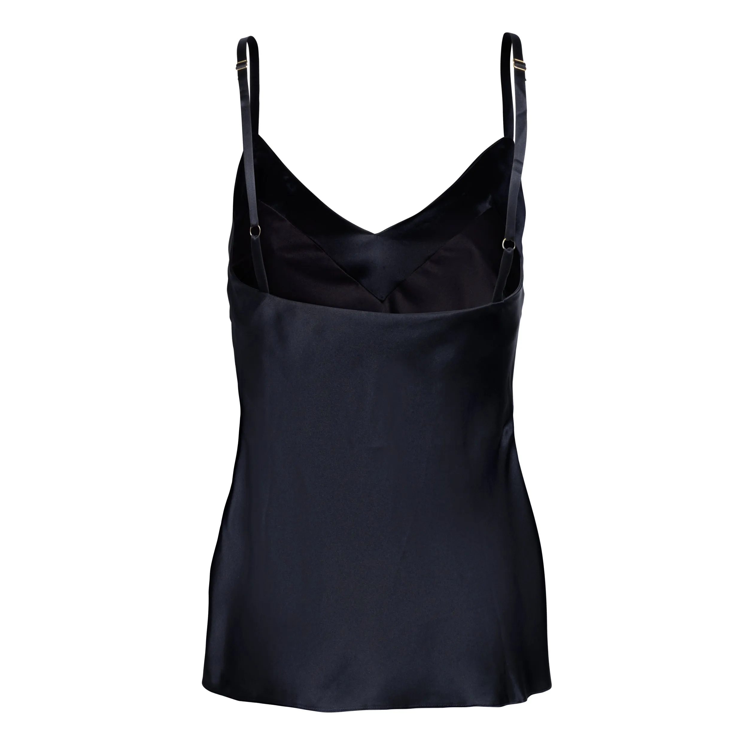 lola silk camisole in noire sold by Je Mérite product image thumbnail 2