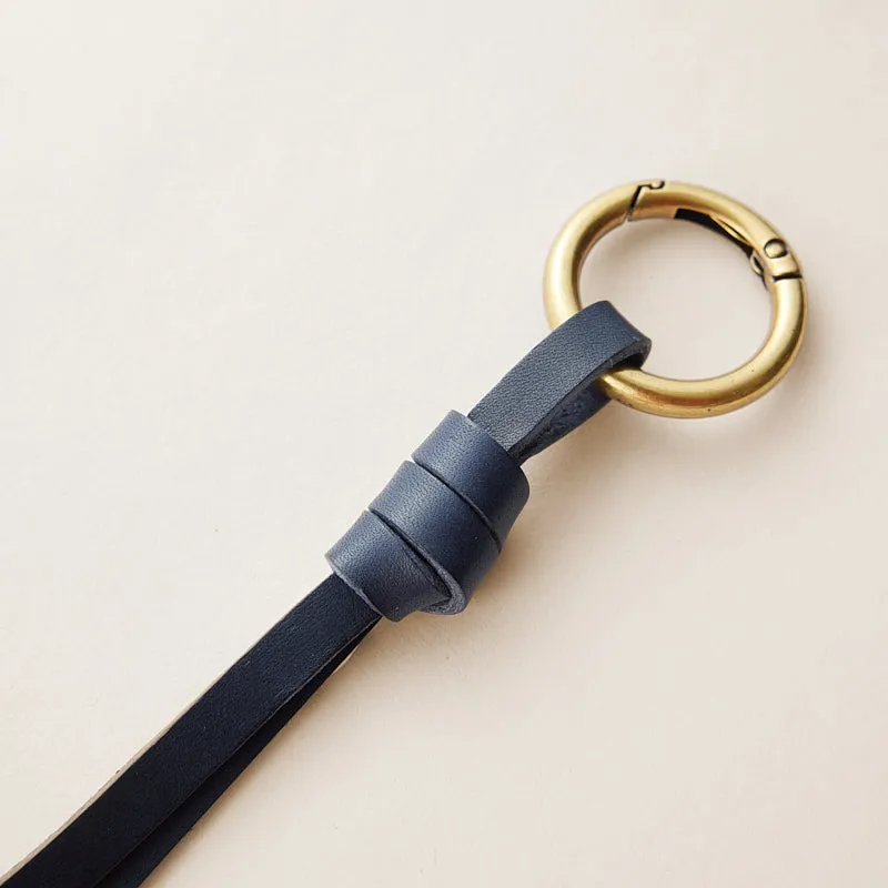 Long Leather Bag Charm - Navy sold by Parker Thatch product image thumbnail 2