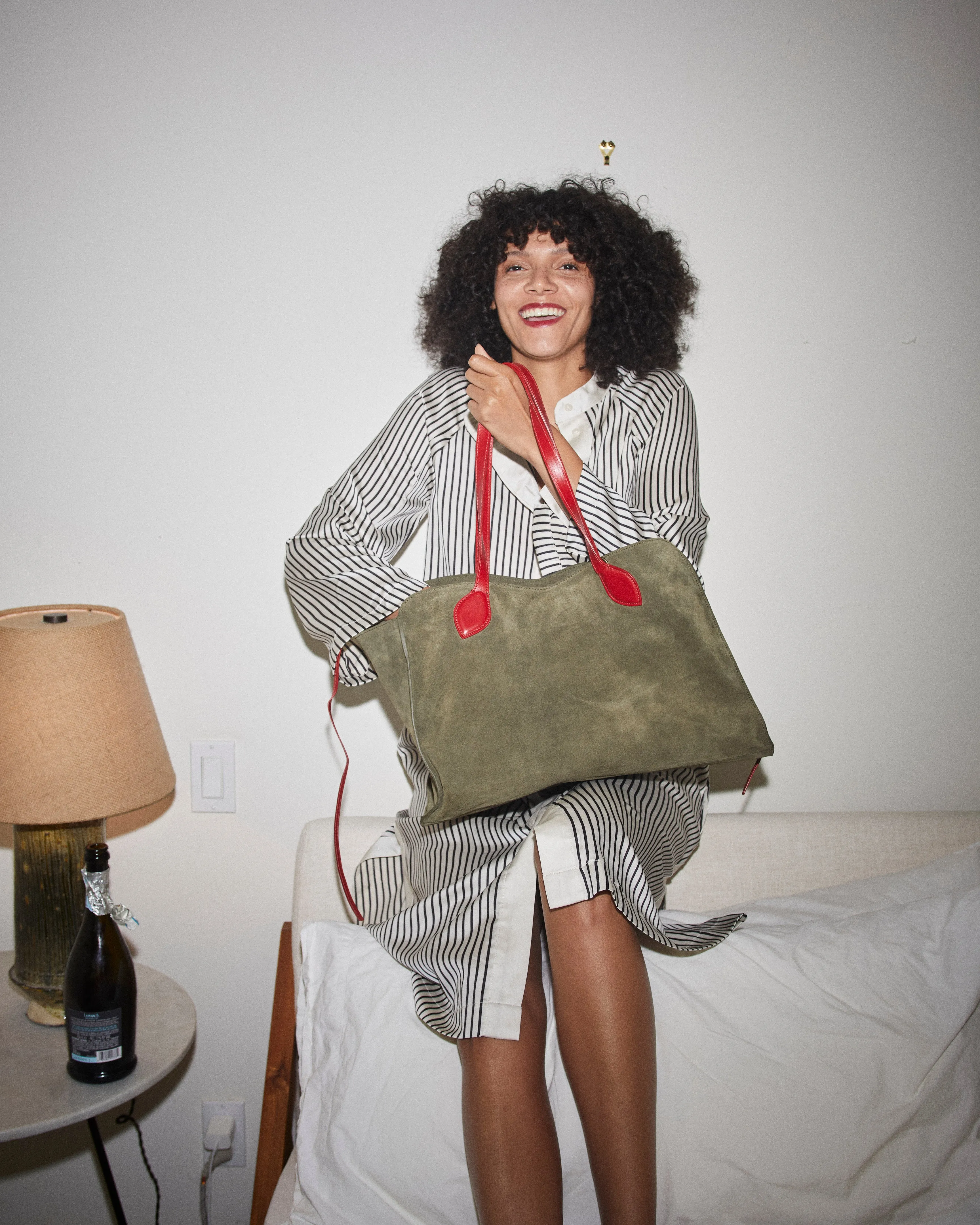 Jack - Suede Olive with Red sold by Parker Thatch product image thumbnail 2