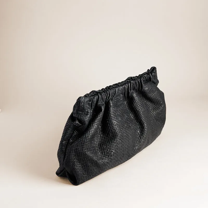 Mochi - Leather Black Basketweave sold by Parker Thatch product image thumbnail 3