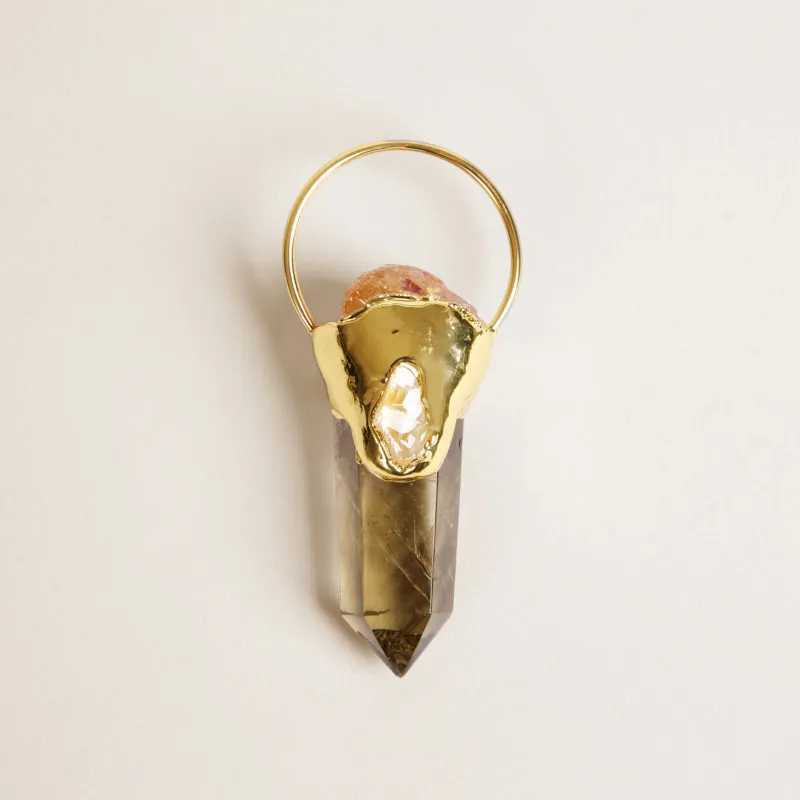 Citrine Crystal Charm - Attract Love and Happiness sold by Parker Thatch