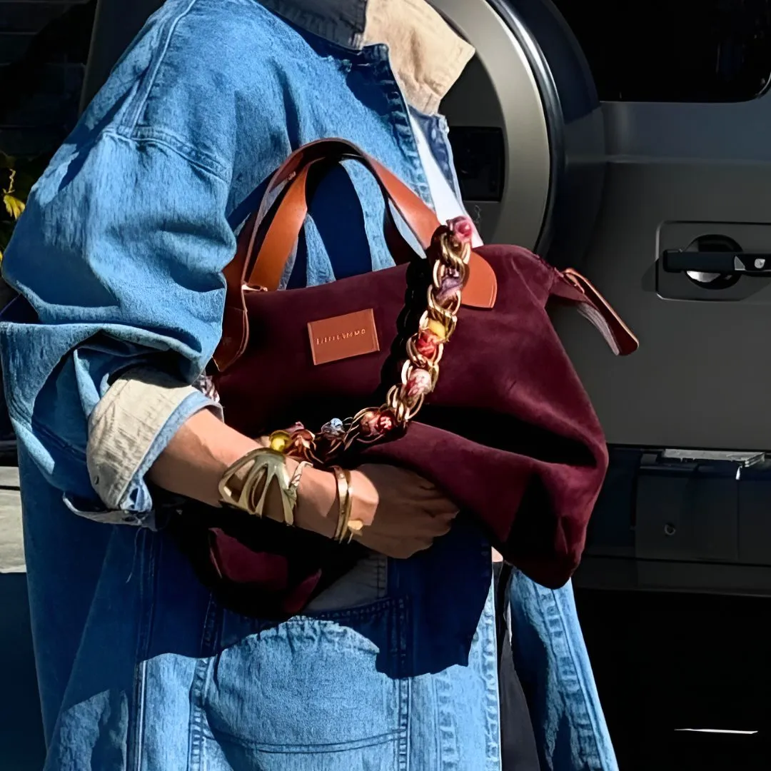 Charlie - Suede Oxblood Burgundy sold by Parker Thatch product image thumbnail 2