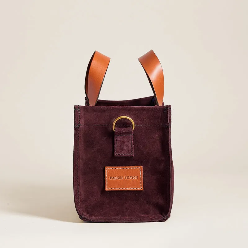 Micro Mimi - Suede Oxblood Burgundy sold by Parker Thatch product image thumbnail 3