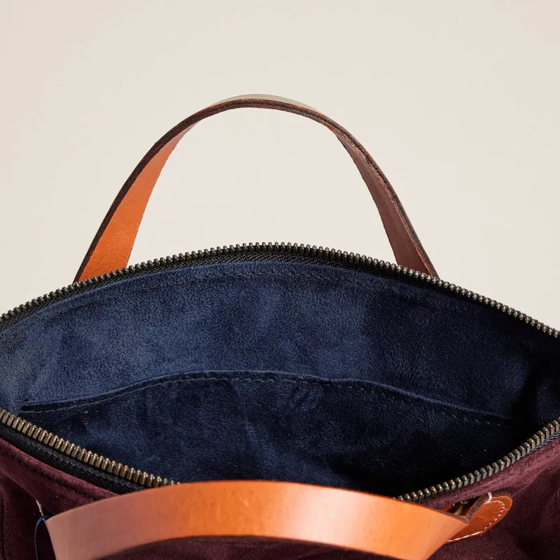 Small Charlie - Suede Oxblood Burgundy sold by Parker Thatch product image thumbnail 4