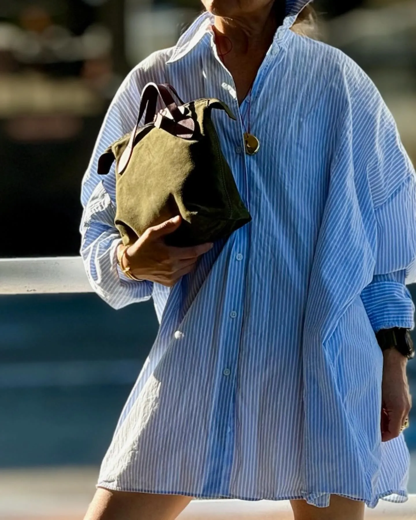 Small Charlie - Suede Olive sold by Parker Thatch product image thumbnail 2