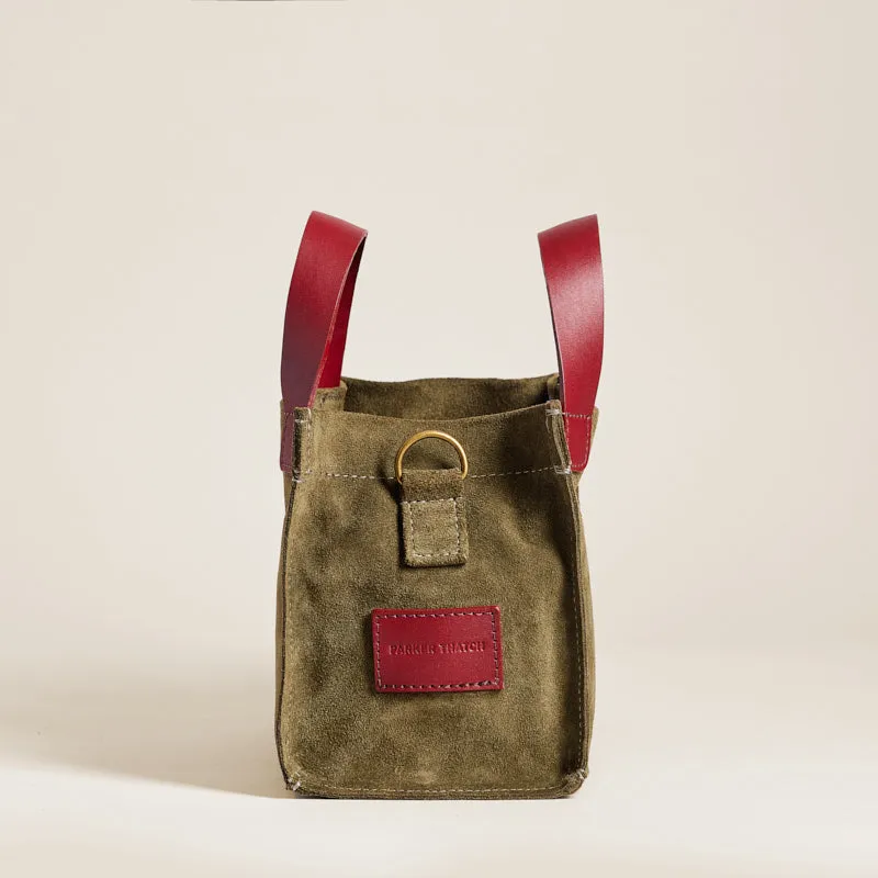 Micro Mimi - Suede Olive sold by Parker Thatch product image thumbnail 3