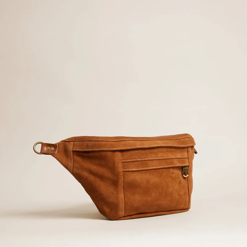 Cross Your Heart Sling - Suede Caramel sold by Parker Thatch product image thumbnail 2