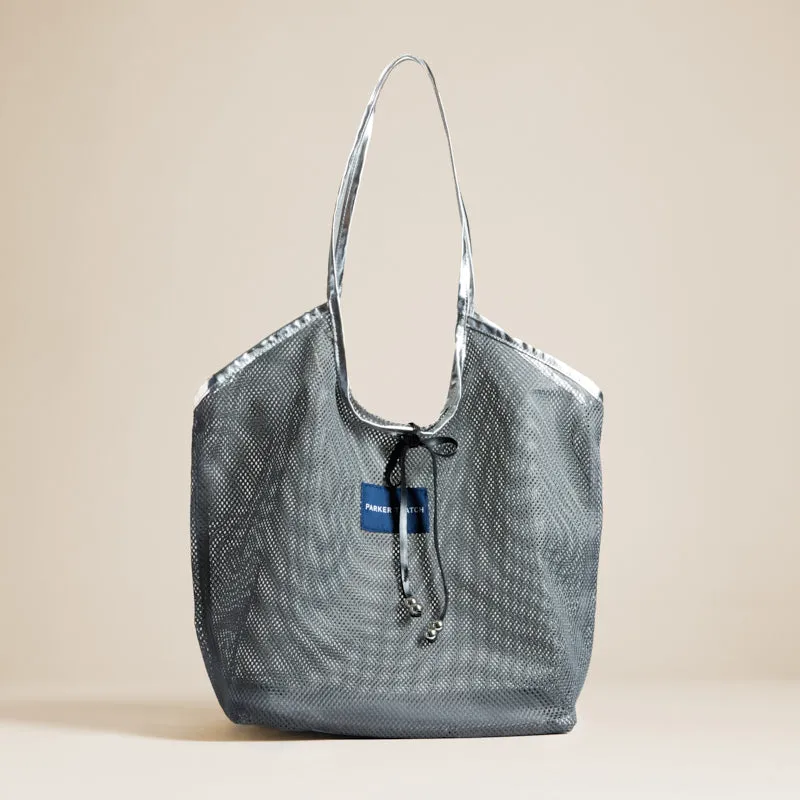 The Tokyo Shopper - Grey/Silver sold by Parker Thatch