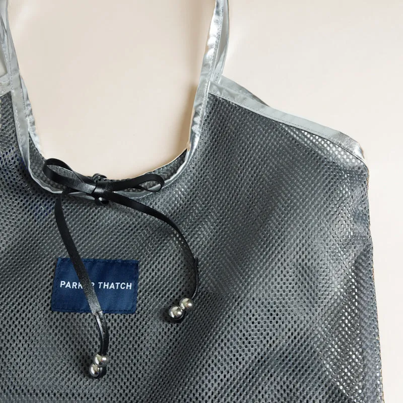 The Tokyo Shopper - Grey/Silver sold by Parker Thatch product image thumbnail 3