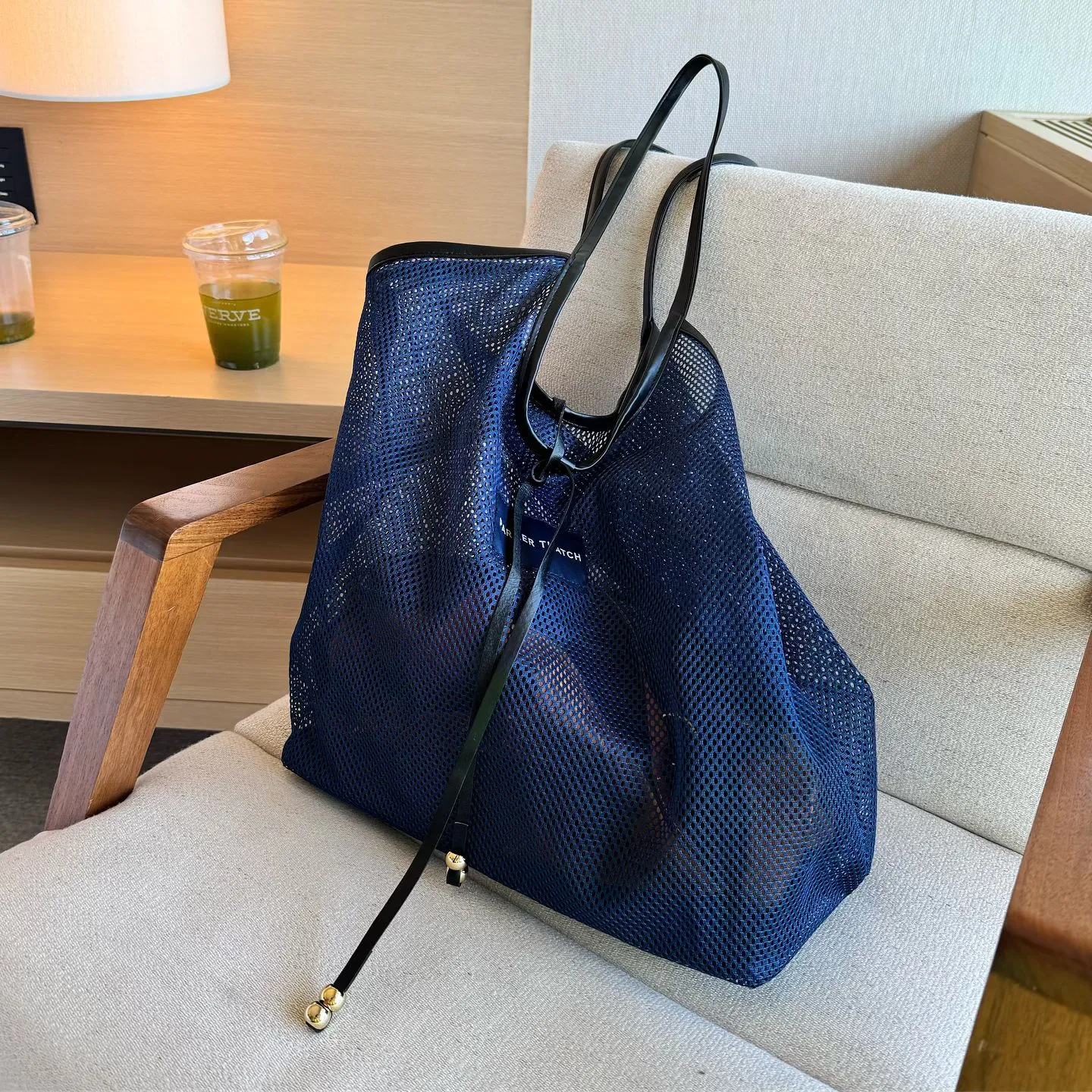 The Tokyo Shopper - Navy/Black sold by Parker Thatch product image thumbnail 4